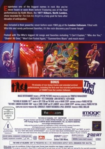 THE WHO | At Kilburn 1977 - DVD